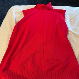 Cable & Gauge Bold Red Knit Top